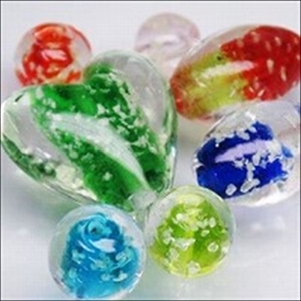 01-025| TOKO-BEADS | Luminous glass beads
