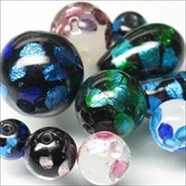 01-026| TOKO-BEADS | Firefly glass beads