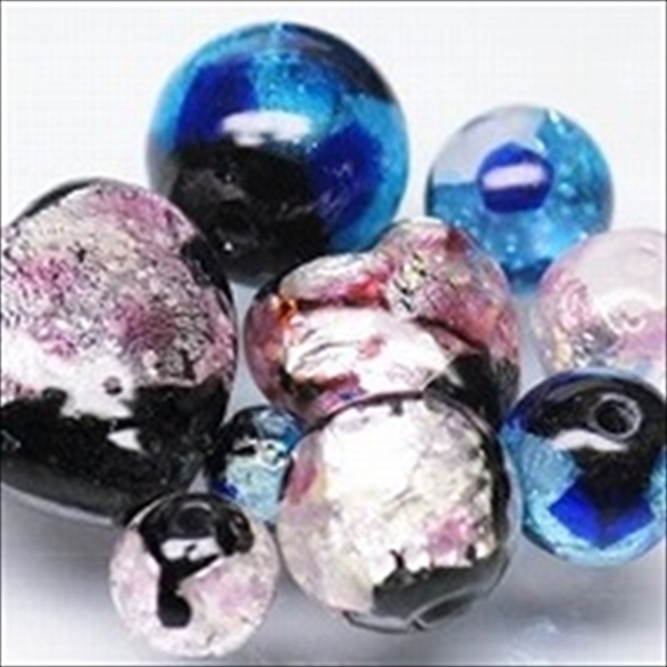 01-027| TOKO-BEADS | Luminous firefly glass beads