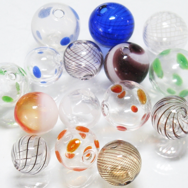 01-122| TOKO-BEADS | Soap bubble beads　10~15mm