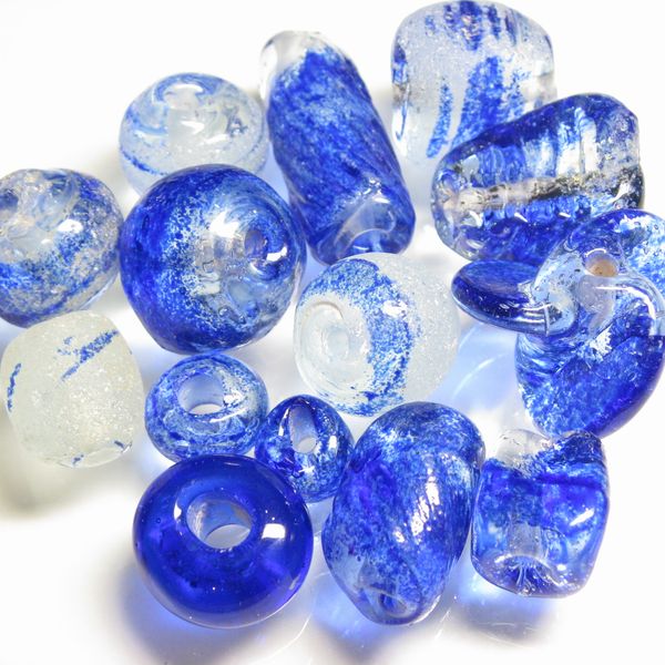 07-029| TOKO-BEADS | Kenya Recycled Glass Beads