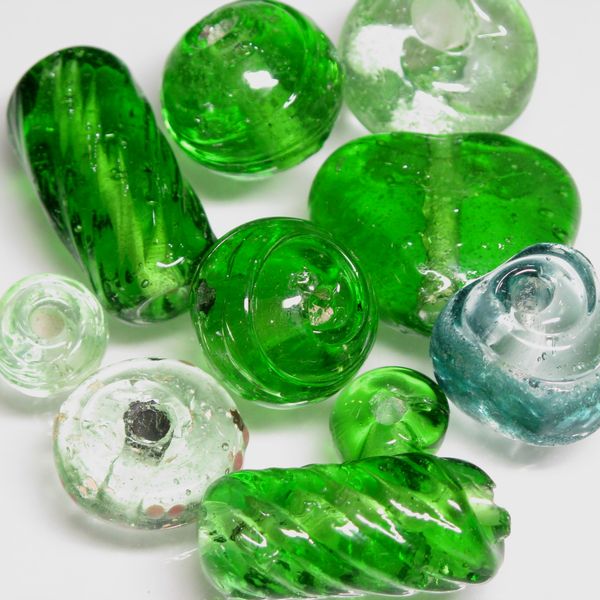 07-032| TOKO-BEADS | Kenya Recycled Glass Beads