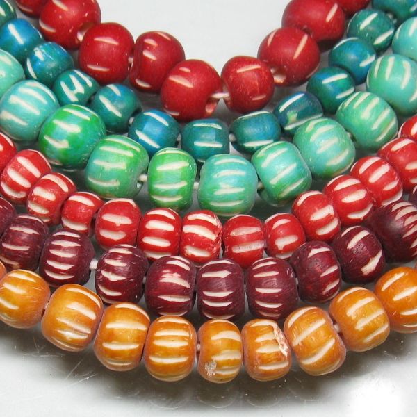 08-014| TOKO-BEADS | Java bone beads