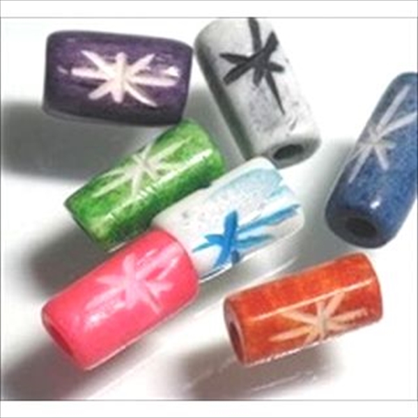 08-049| TOKO-BEADS | Java tube type bone beads