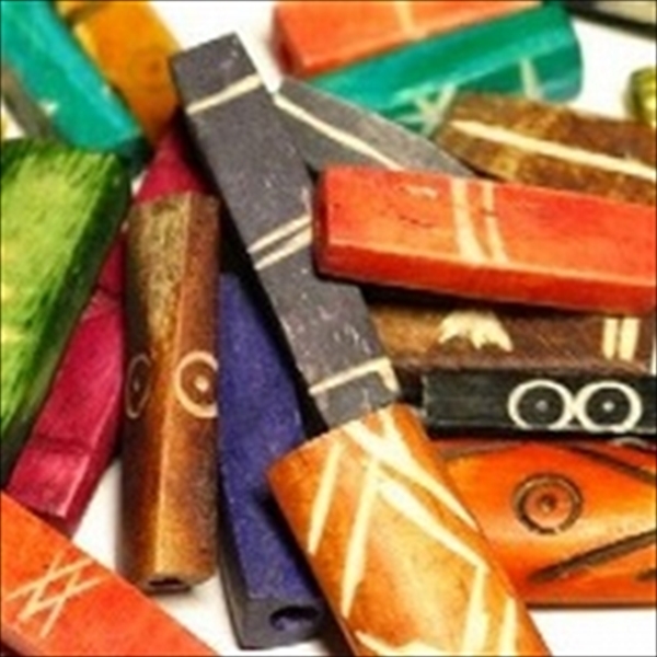 08-058| TOKO-BEADS | Java tube type bone beads