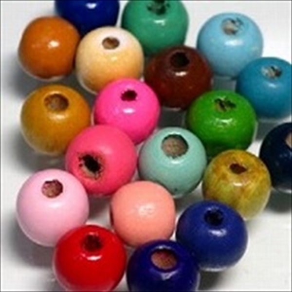 09-016| TOKO-BEADS | Colored wood beads(Small)