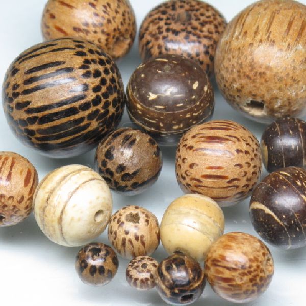 09-086| TOKO-BEADS | Palmwood beads