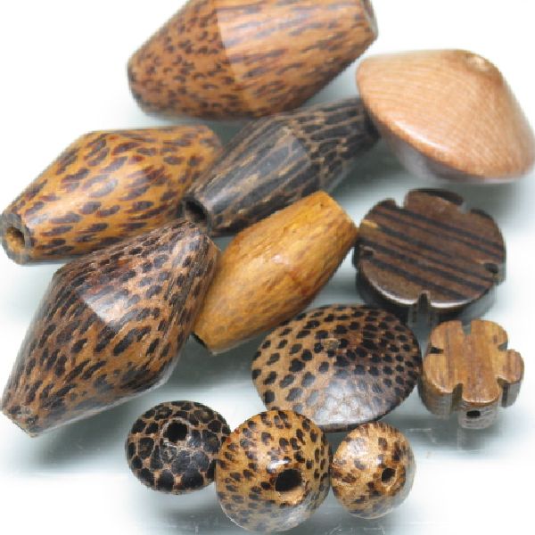 09-087| TOKO-BEADS | Palmwood beads