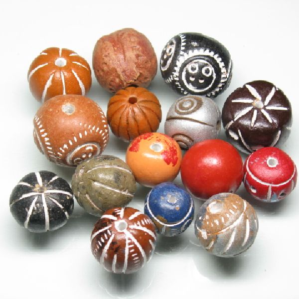 10-001| TOKO-BEADS | Indian clay beads