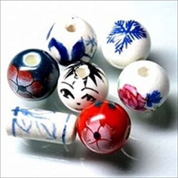 10-016| TOKO-BEADS | Chinese pottery beads
