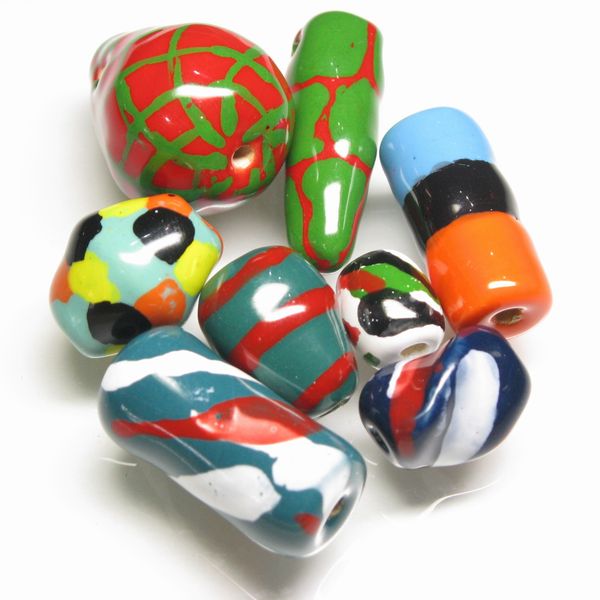 10-021| TOKO-BEADS | Kenyan ceramic beads 