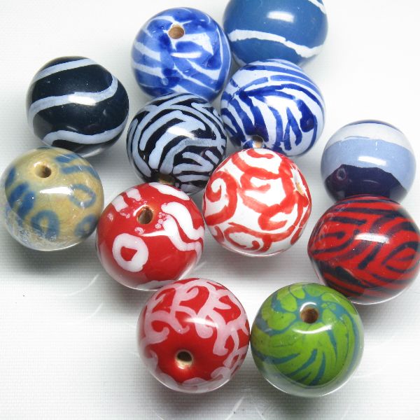 10-024| TOKO-BEADS | Kenyan ceramic beads