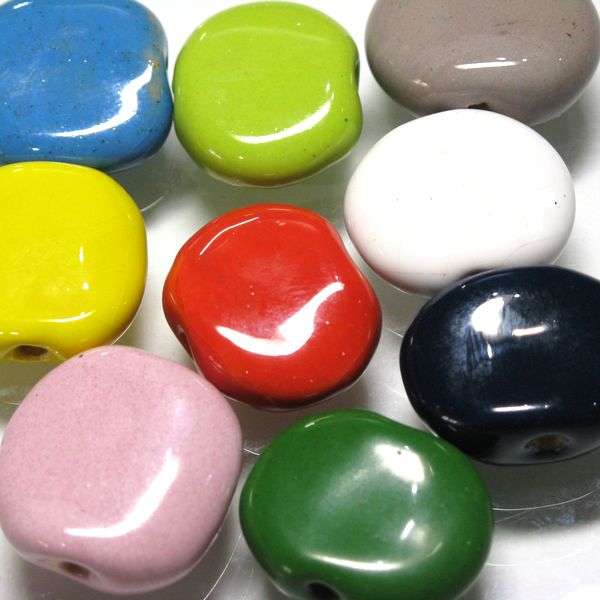10-027| TOKO-BEADS | Kenyan ceramic beads (Size:L)