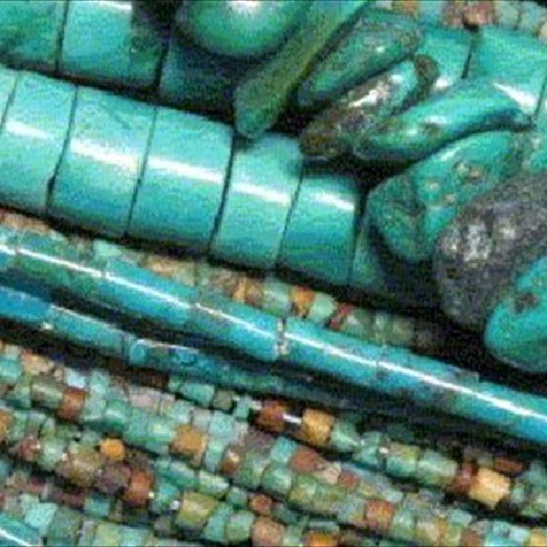 14-001| TOKO-BEADS | Turquoise beads