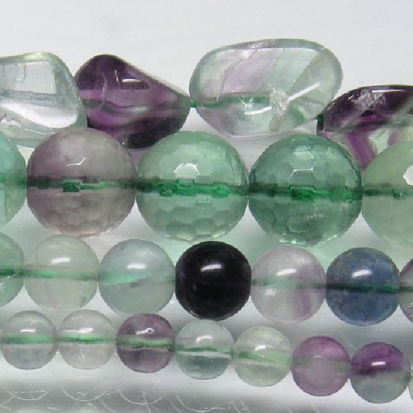 14-006| TOKO-BEADS | Fluorite beads(Round/Nugget)