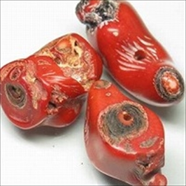 14-037| TOKO-BEADS | Mountain coral beads