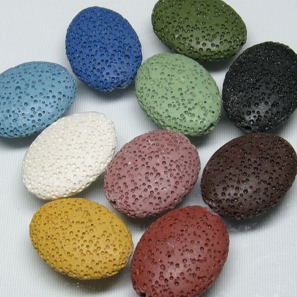 14-053| TOKO-BEADS | Volcanic rock beads　No.2