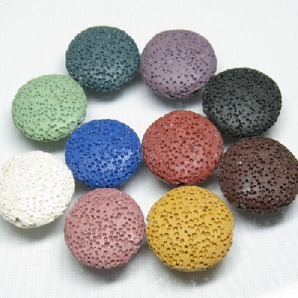 14-054| TOKO-BEADS | Volcanic rock beads　No.3