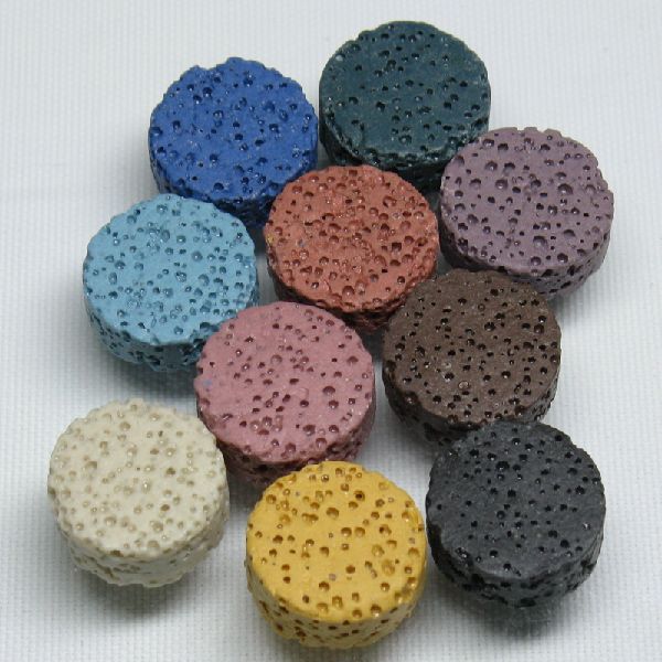 14-055| TOKO-BEADS | Volcanic rock beads　No.4