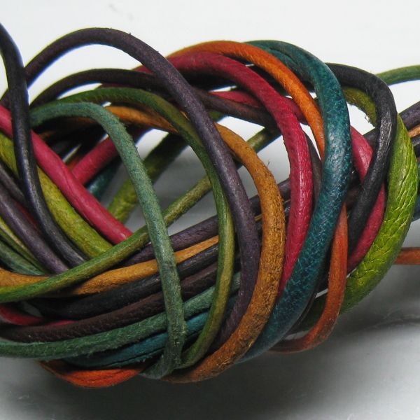 15-001| TOKO-BEADS | Leather cord 75Cm