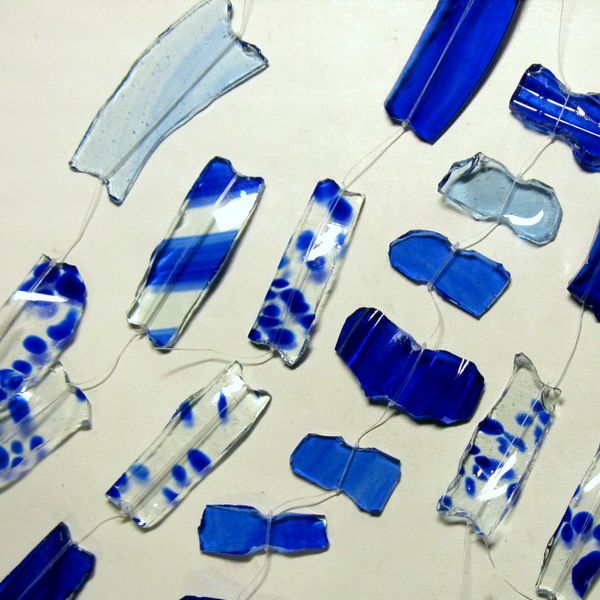 15-017| TOKO-BEADS | Kenyan cut glass　(no holes)