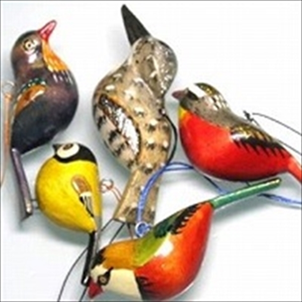 16-002| TOKO-BEADS | Wood carving bird from Kenya