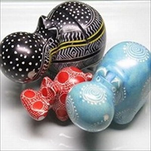 16-003| TOKO-BEADS | Soapstone Animals from Kenya