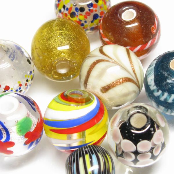 01-047|トコ・ビーズ | 丸形とんぼ玉20mm