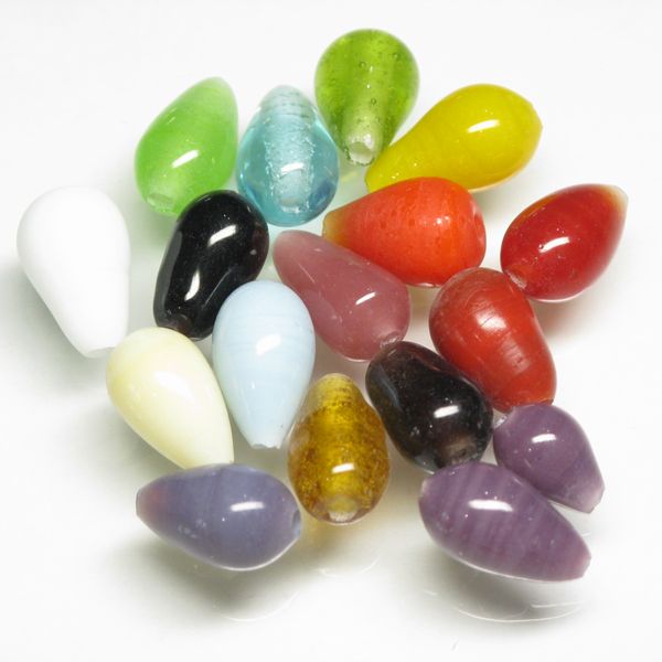 01-108|トコ・ビーズ | 縦穴しずく型ビーズ